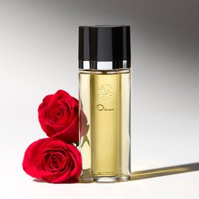 Oscar de la Renta Eau de Toilette perfume bottle with flowers