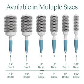 Osensia Medium Round Brushing Brush showcasing bristle detail