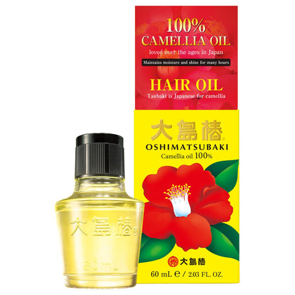 Oshima Tsubaki Camellia Seed Oil 60ml front view