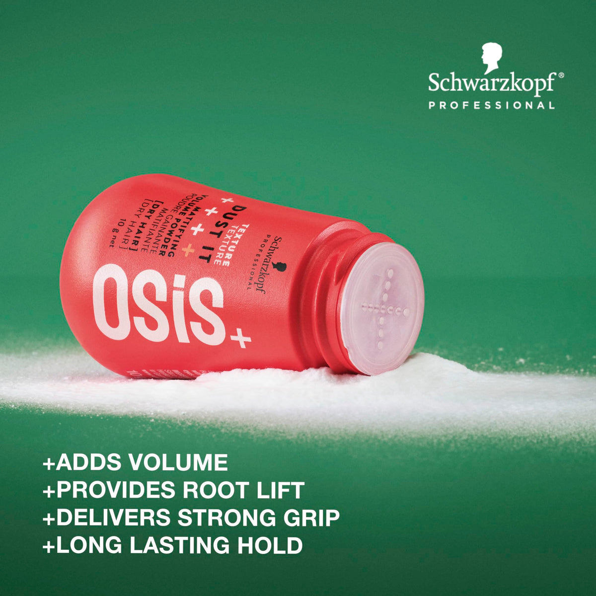 OSiS+ Dust It packaging with 3 packs