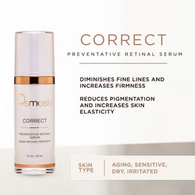 OSMOSIS Correct Retinal Serum packaging side view