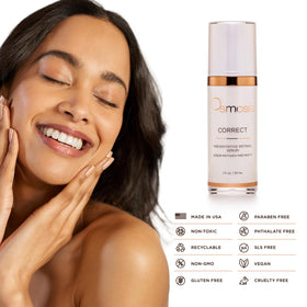 OSMOSIS Correct Retinal Serum texture on hand