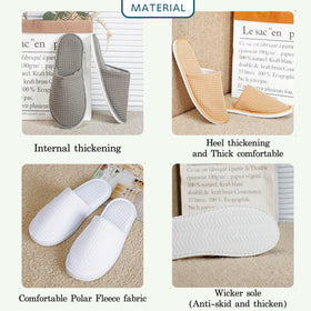 OSTADARRA spa slippers displayed on a bathroom floor