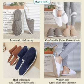 OSTADARRA Spa Slippers laid out in three sizes