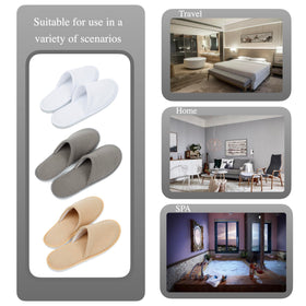 OSTADARRA spa slippers laid out on a towel