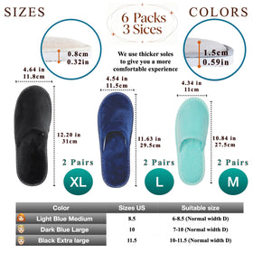 OSTADARRA Spa Slippers packaging with six pairs