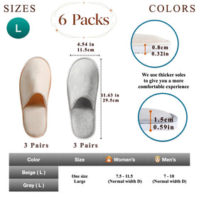 OSTADARRA Spa Slippers side view showcasing non-slip sole