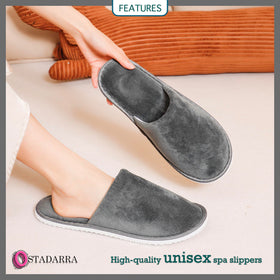 OSTADARRA Spa Slippers side view showing EVA sole
