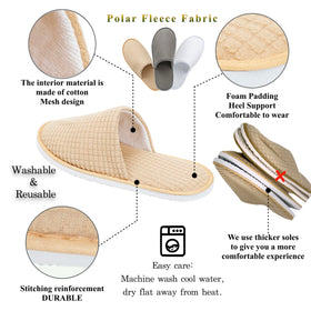 OSTADARRA Spa Slippers side view showing EVA sole