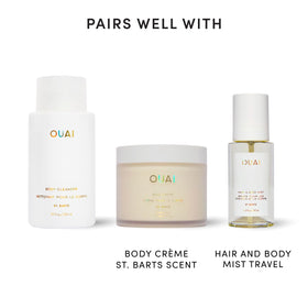 OUAI Body Cleanser 3 Fl Oz St. Barts with other beauty products