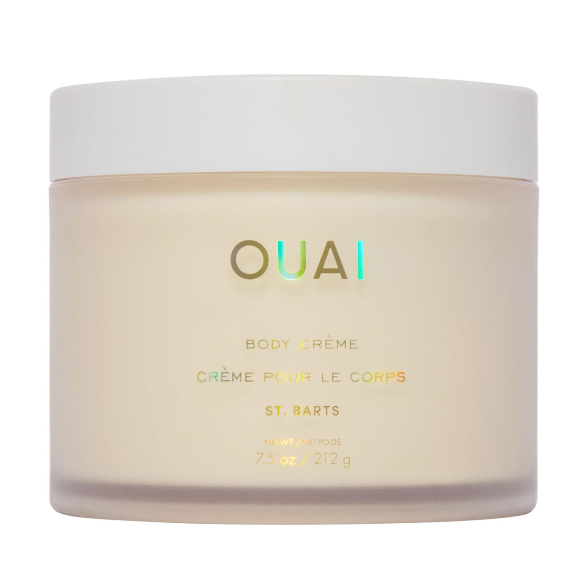 OUAI Body Cream Hydrating Whipped Cream 7.5 oz front view