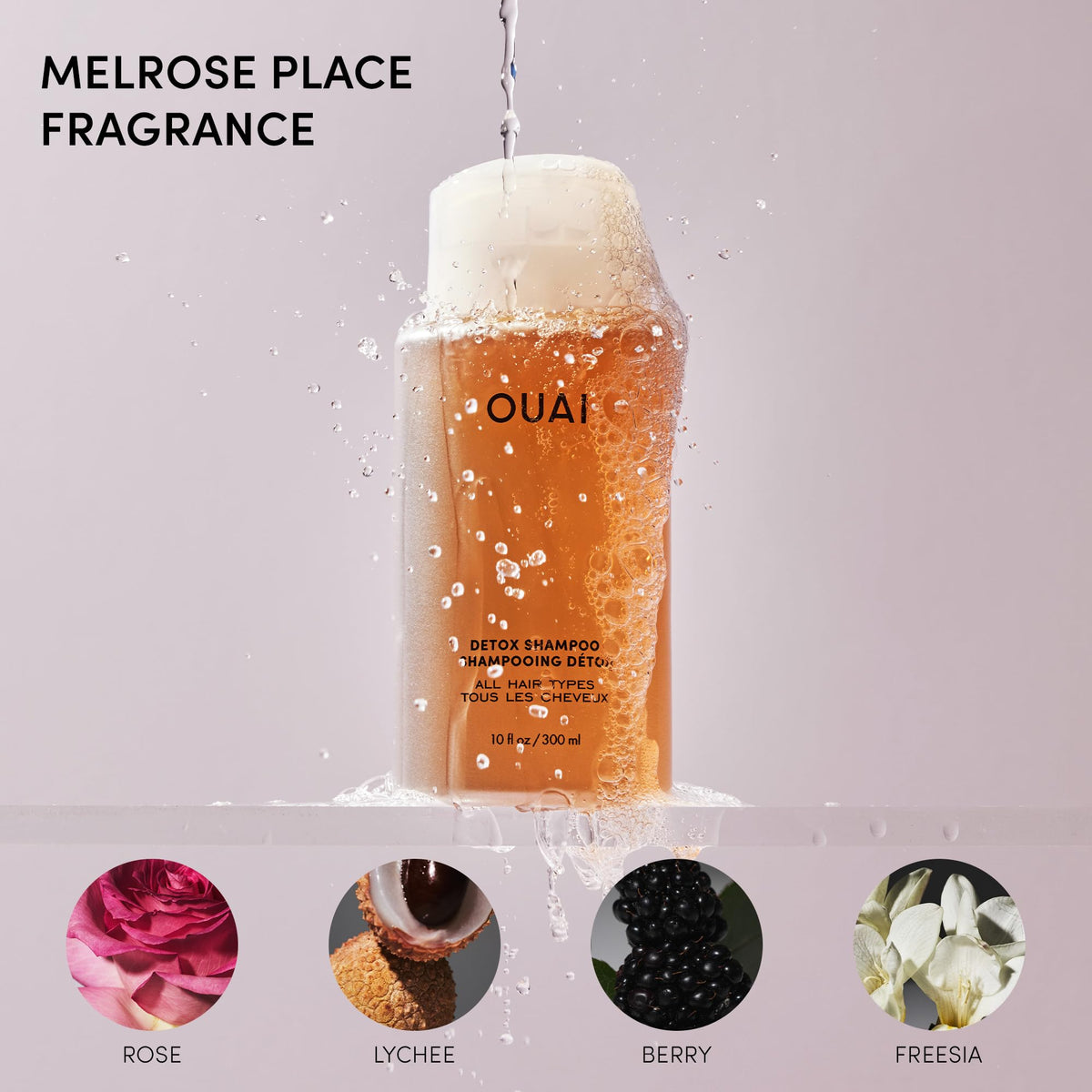 OUAI Detox Shampoo packaging details