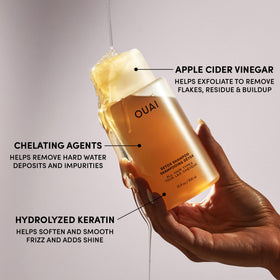 OUAI Detox Shampoo with other hair care products