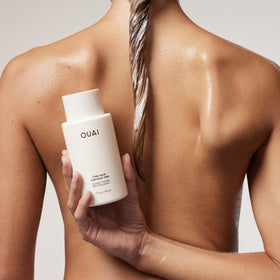 OUAI Fine Hair Conditioner Refill 32 oz side view