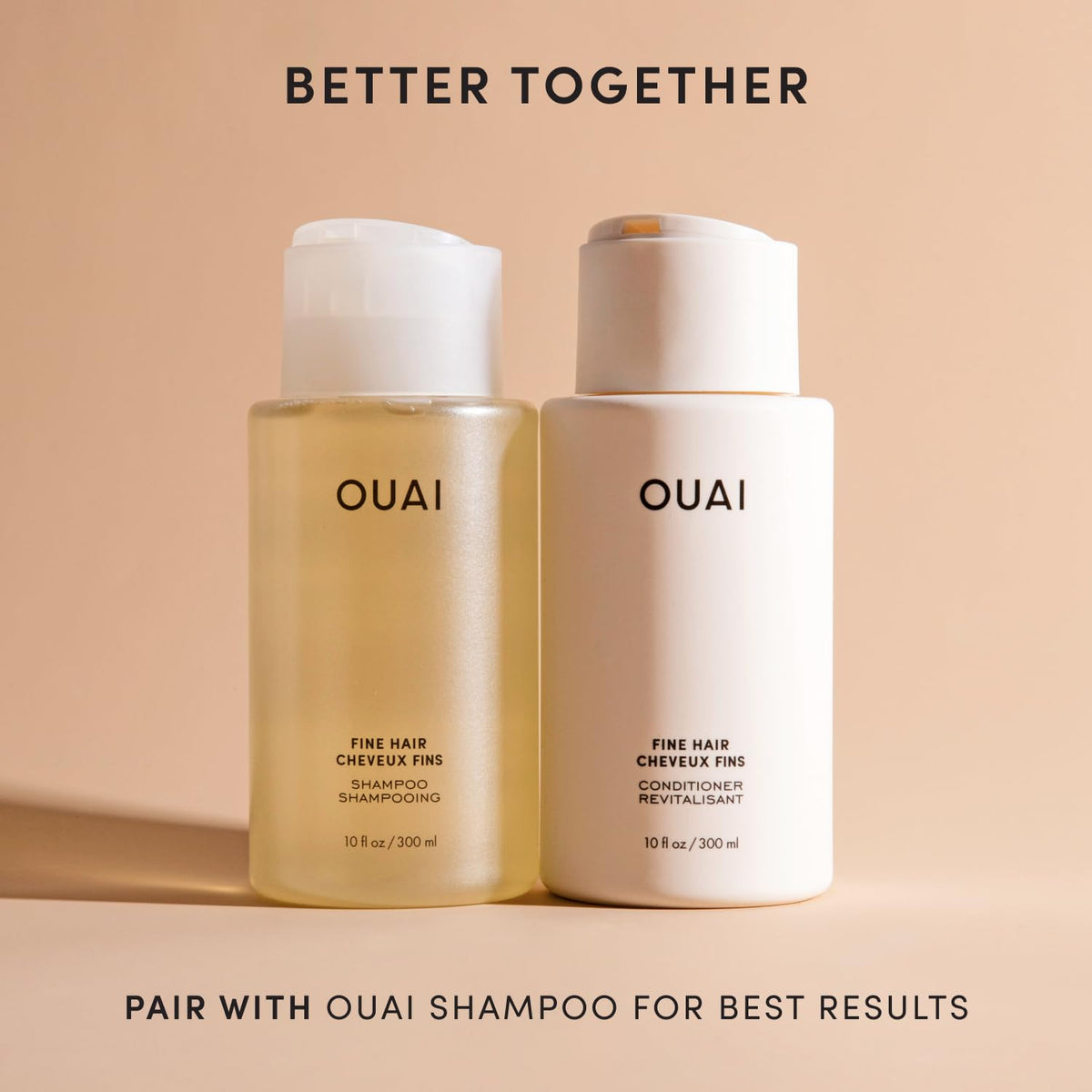 OUAI Fine Hair Conditioner Refill 32 oz with pump