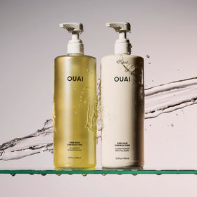 OUAI Fine Hair Shampoo 32oz back view