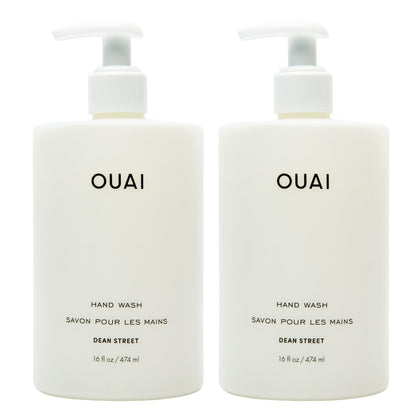 OUAI Hand Wash 2 Pack front view with Dean Street scent