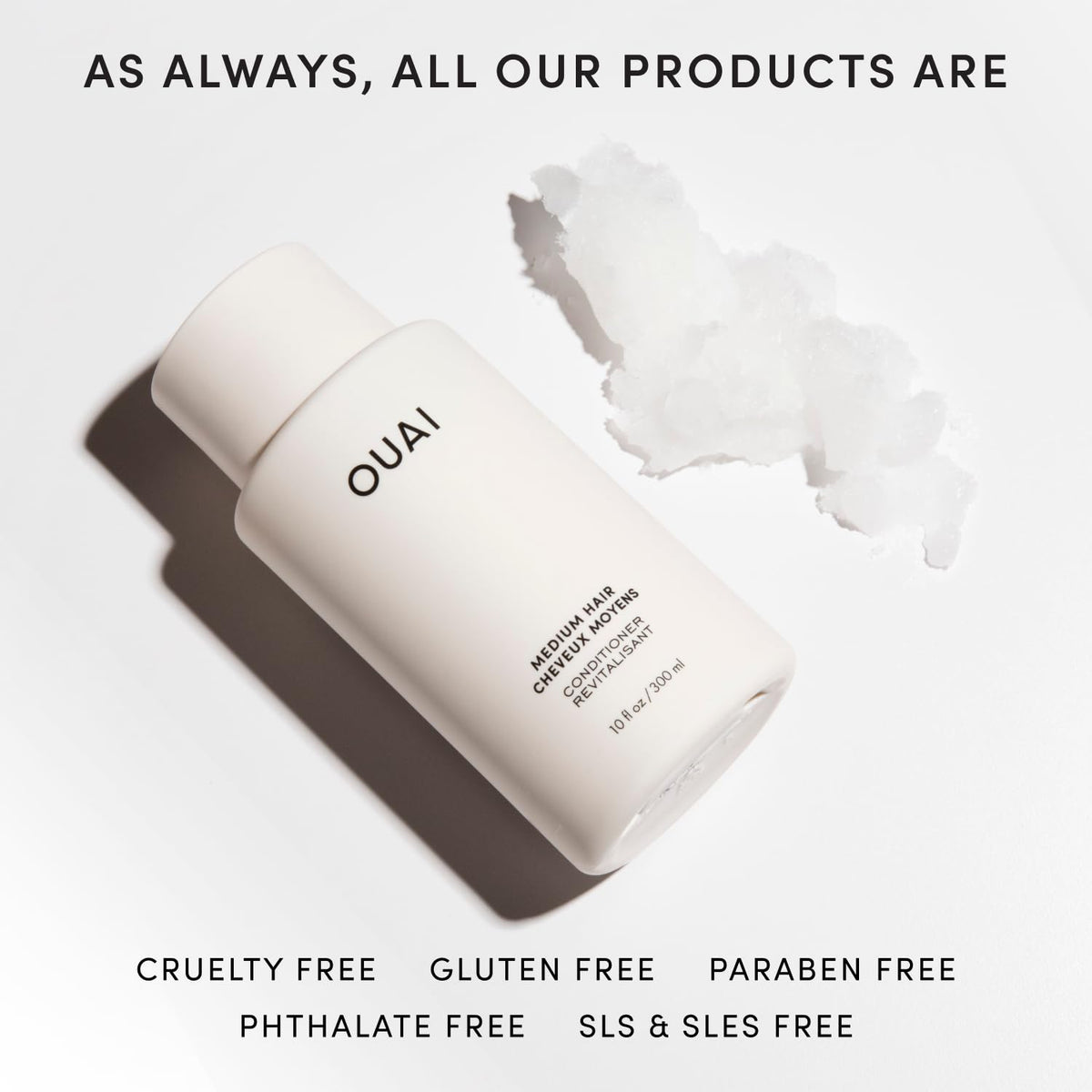 OUAI Medium Conditioner 3 Oz with coconut oil