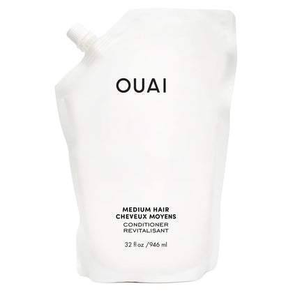 OUAI Medium Conditioner Refill 32 Oz front view
