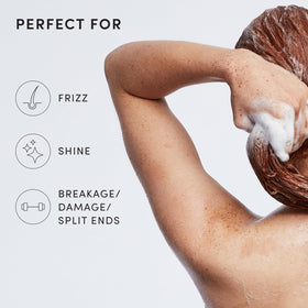 OUAI Medium Hair Shampoo 10 Oz in lifestyle setting