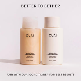 OUAI Medium Hair Shampoo 10 Oz with ingredients