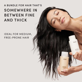 OUAI Medium Shampoo bottle with kumquat extract