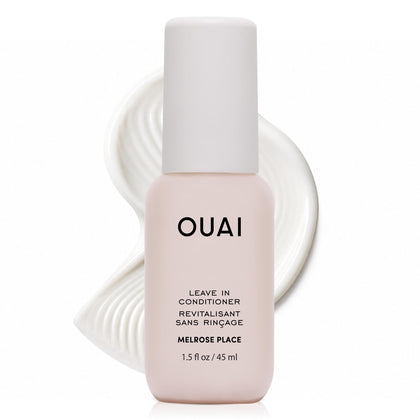 OUAI Multitasking Leave In Conditioner front view with Melrose Place scent