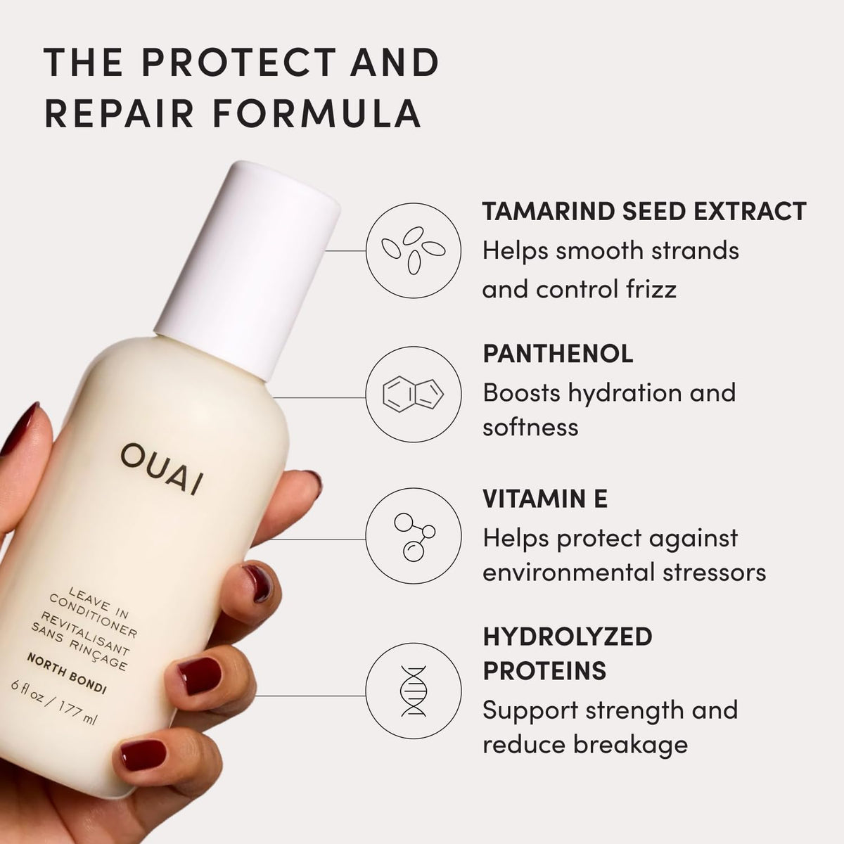 OUAI Multitasking Leave In Conditioner Melrose Place lifestyle scene