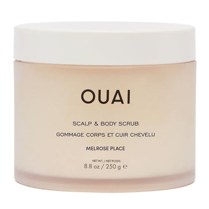 OUAI Scalp & Body Scrub Melrose Place 8.8 Oz front view