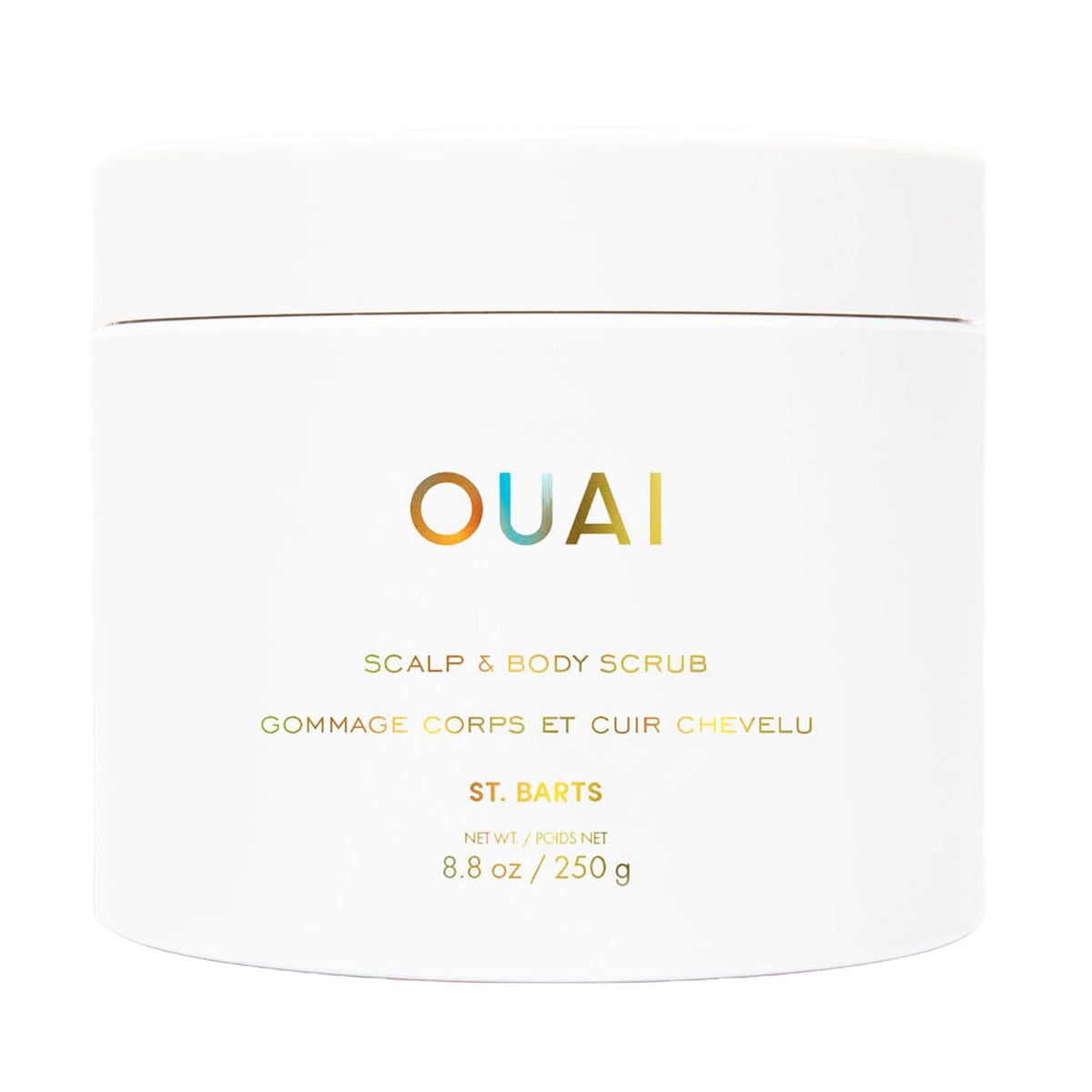 OUAI Scalp & Body Scrub St. Barts 8.8 Oz front view
