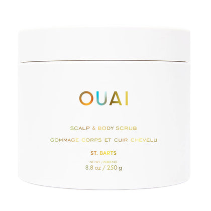 OUAI Scalp & Body Scrub St. Barts 8.8 Oz front view