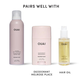 OUAI Super Dry Shampoo packaging with branding