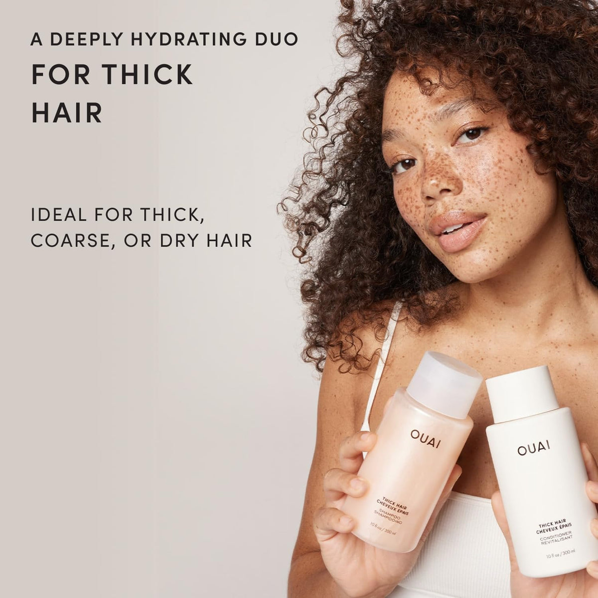 OUAI Thick Hair Conditioner 3 Oz front view