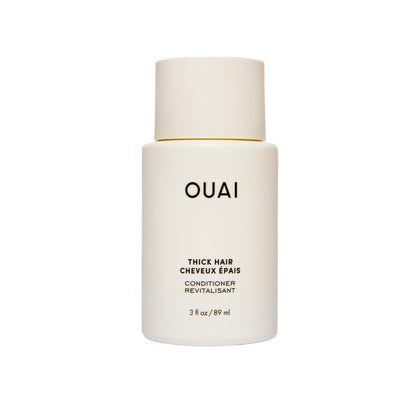 OUAI Thick Hair Conditioner travel size 3 oz front view