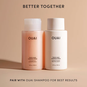 OUAI Thick Hair Conditioner with ingredients list
