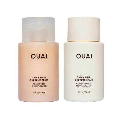 OUAI Thick Hair Shampoo 3 Oz front view