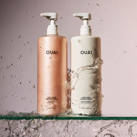 OUAI Thick Hair Shampoo Refill 32 Oz back view