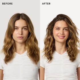 OUAI Wave Spray packaging with coconut and rice protein