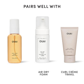 OUAI Wave Spray with fresh beachy waves hairstyle