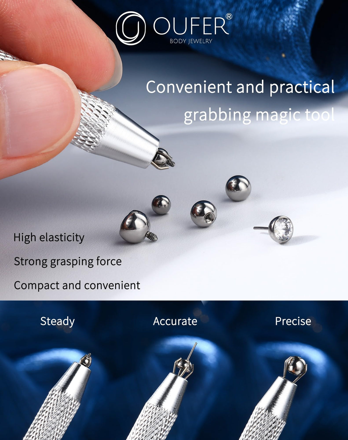 OUFER Piercing Ball Grabber Tool packaging front view