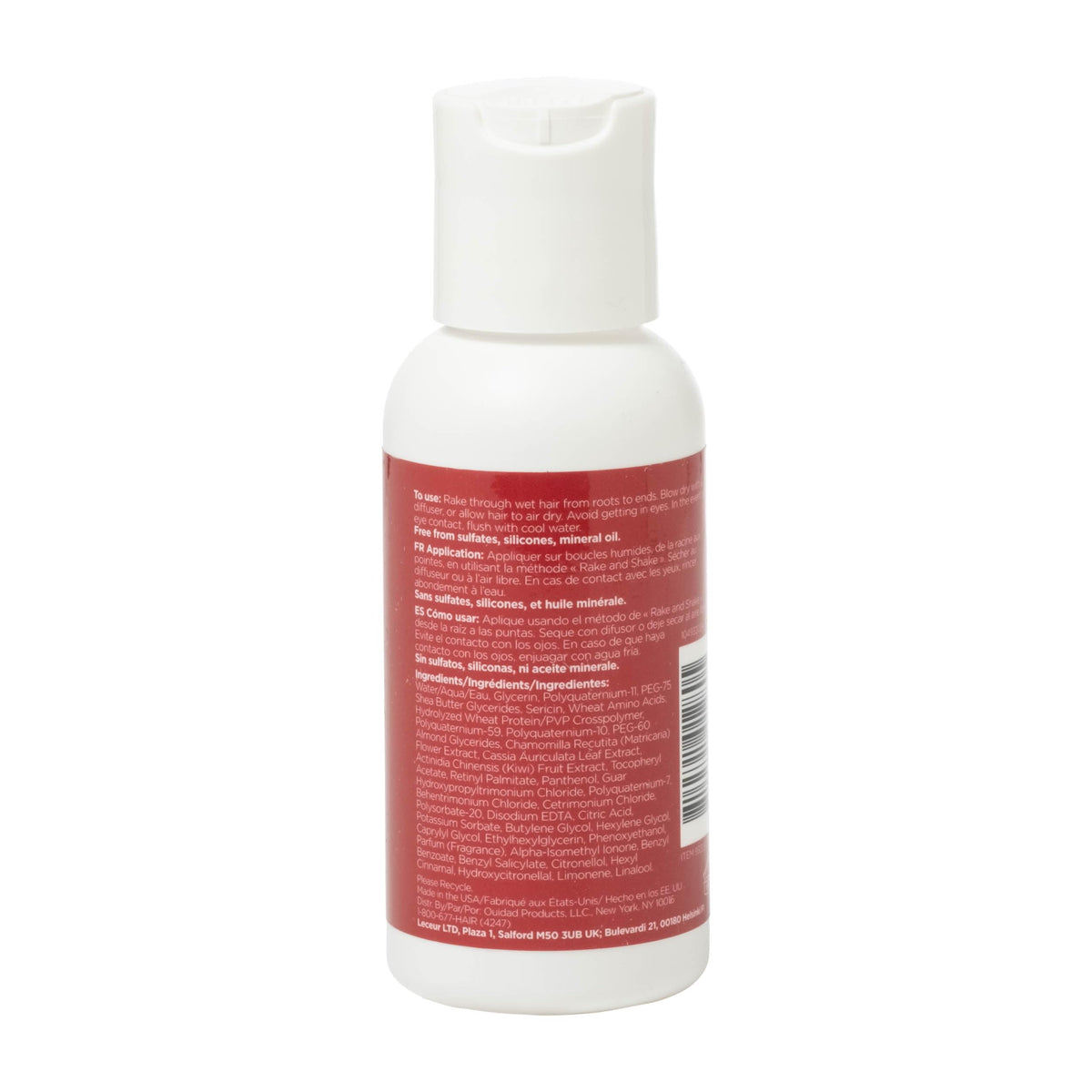 Ouidad Advanced Climate Control Gel applied to curls