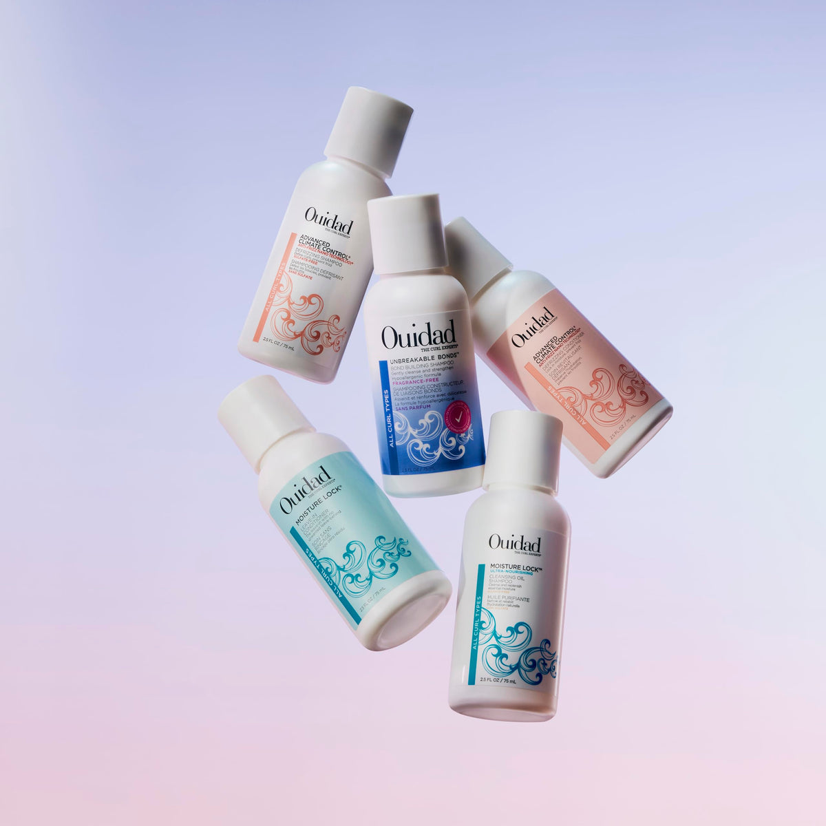 Ouidad Advanced Climate Control Gel with ingredients list
