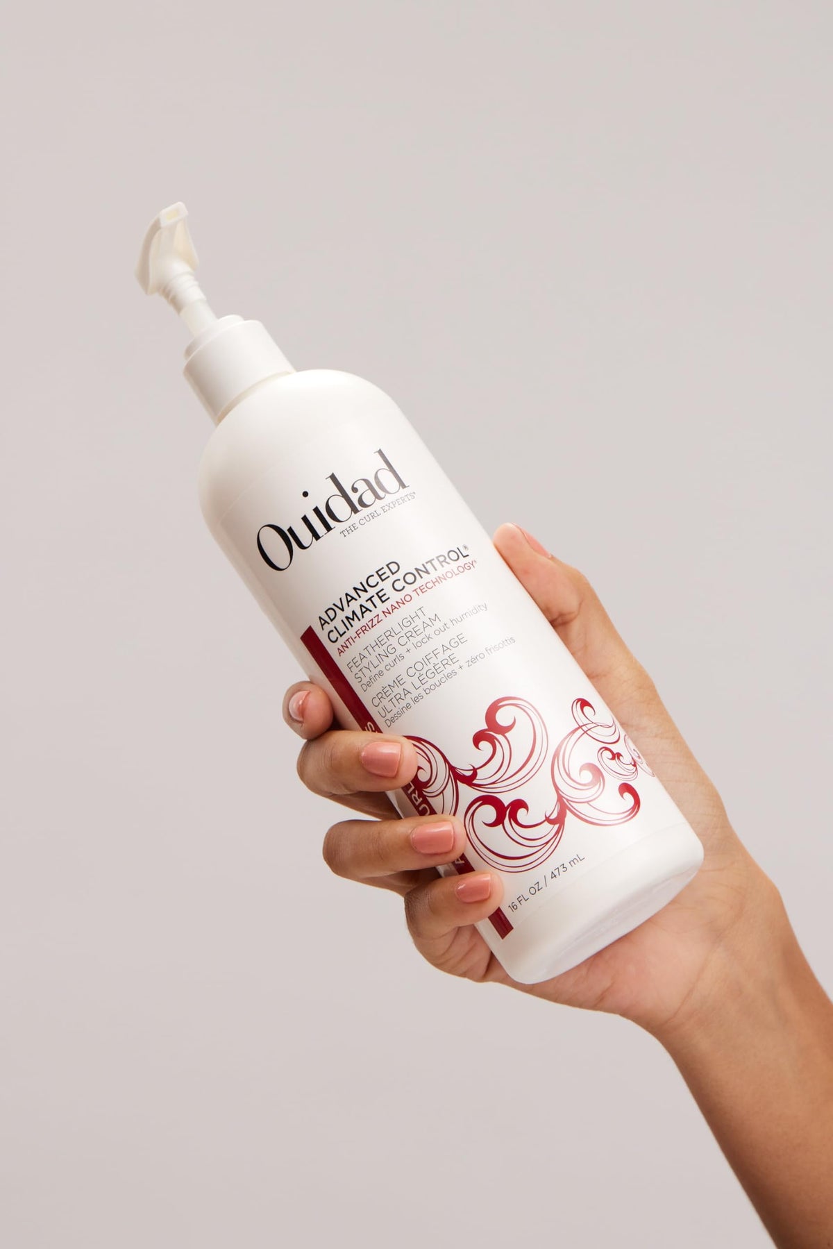 Ouidad Advanced Climate Control Styling Cream 16 fl oz texture close-up