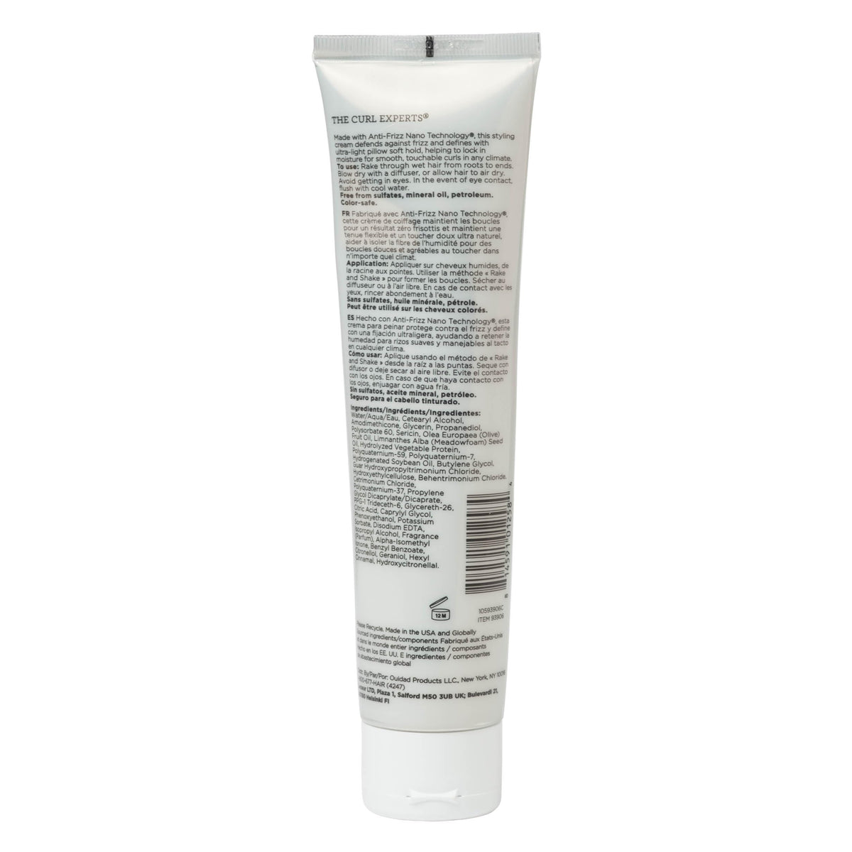 Ouidad Advanced Climate Control Styling Cream on a bathroom counter
