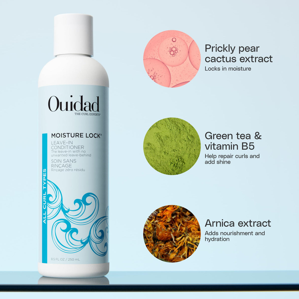 Ouidad Moisture Lock Leave-In Conditioner 8.5 fl oz back view