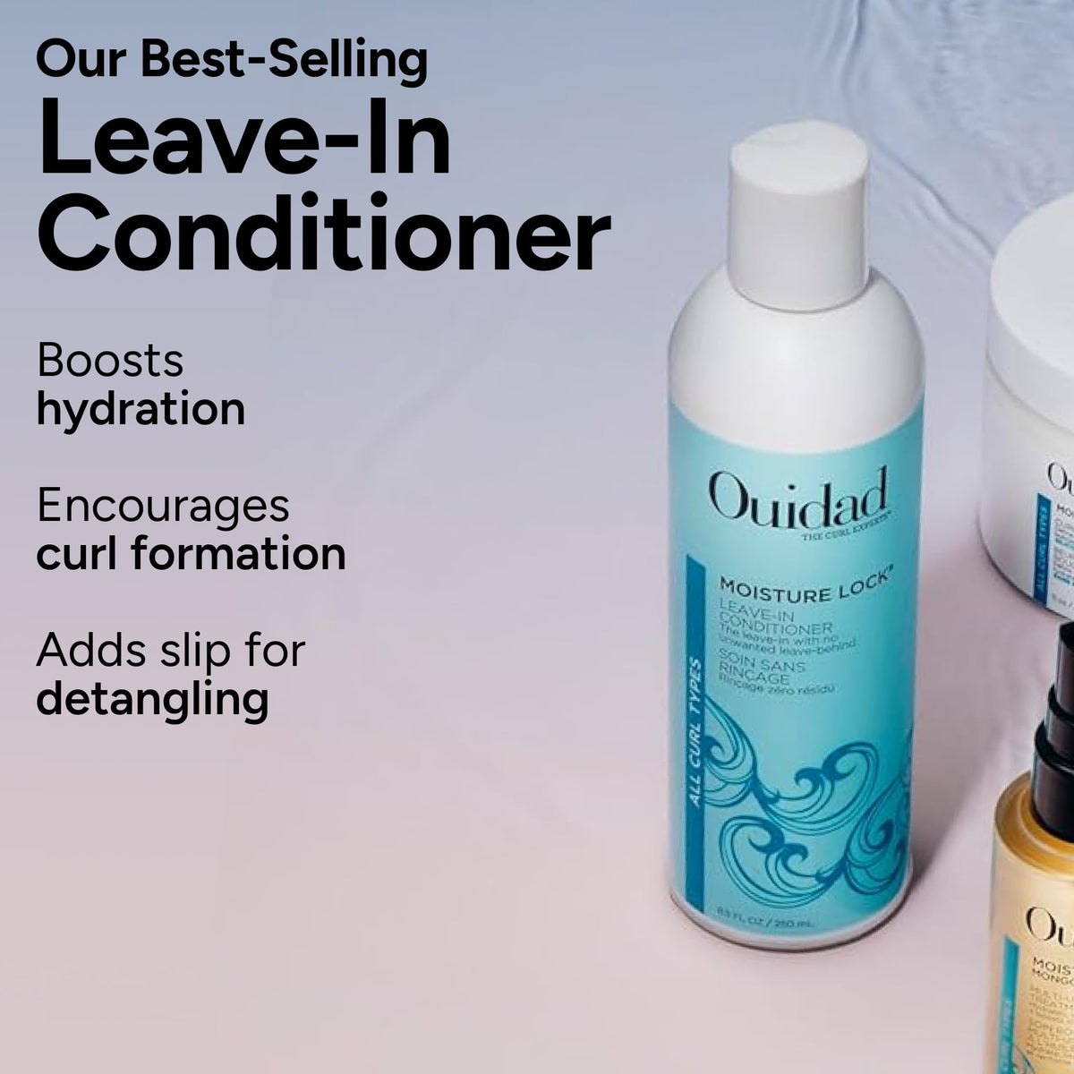 Ouidad Moisture Lock Leave-In Conditioner lifestyle scene