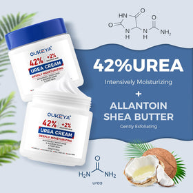 OUKEYA Urea Cream texture close-up