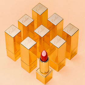 Oulac Dark Brown Lipstick with ingredients list
