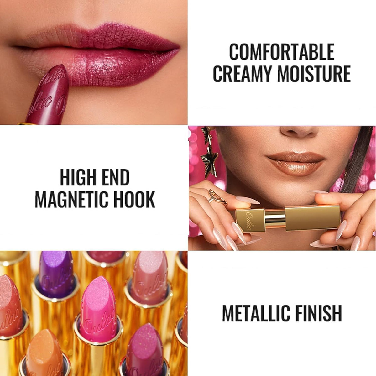 Oulac Matte Terracotta Lipstick GM05 Spice Up in hand