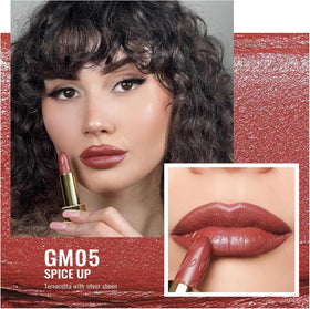 Oulac Matte Terracotta Lipstick GM05 Spice Up packaging